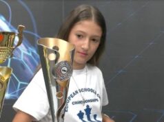 ევროპის საჭადრაკო პირველობის გამარჯვებული 9 წლის გურჯაანელი სარა სალთხუციშვილი მონტენეგროში გაემგზავრა