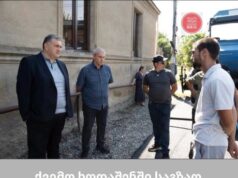 თელავის მუნიციპალიტეტის სოფელ ქვემო ხოდაშენში გზის 760 მეტრი სიგრძის მონაკვეთზე ორფენიანი ასფალტის საფარს აგებენ