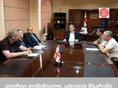 კახეთის მხარეში სახელმწიფო რწმუნებულმა შეხვედრა ჩაატარა